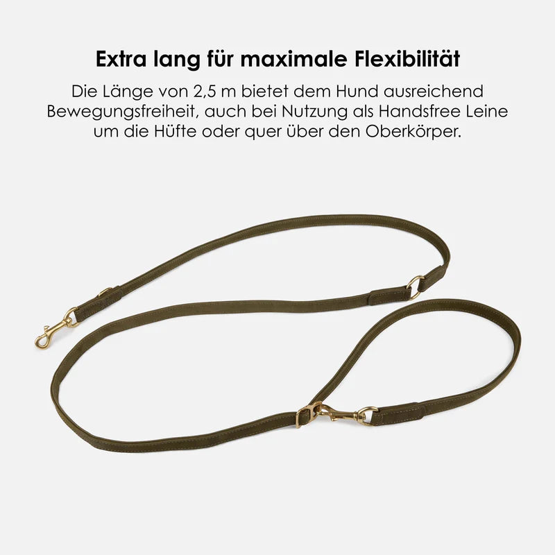 Heritage Nubukleder Leine 2,5 m