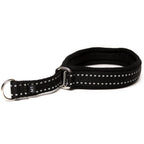 Zugstopphalsband Schwarz/Reflex 20 mm