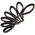 Zugstopphalsband Schwarz/Reflex 20 mm