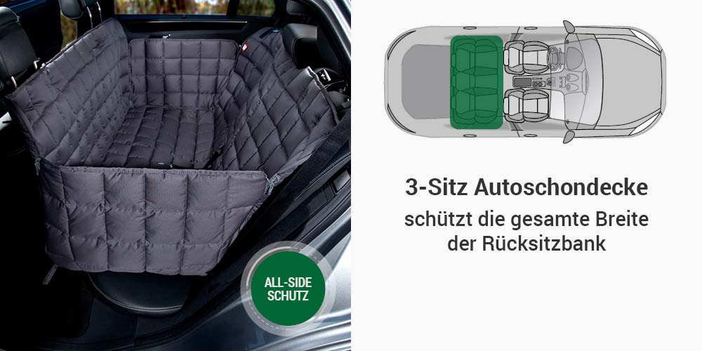 Autoschondecke 3-Sitz