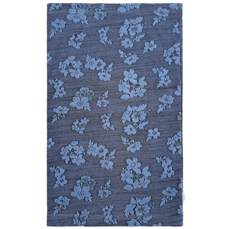 Bio-Baumwoll- Loop in Saphirblau Floral