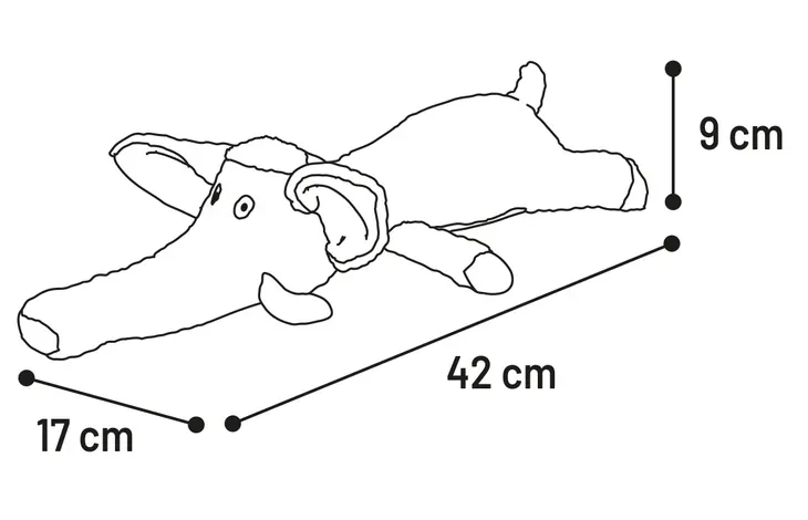 FLATSI Elefant Grau