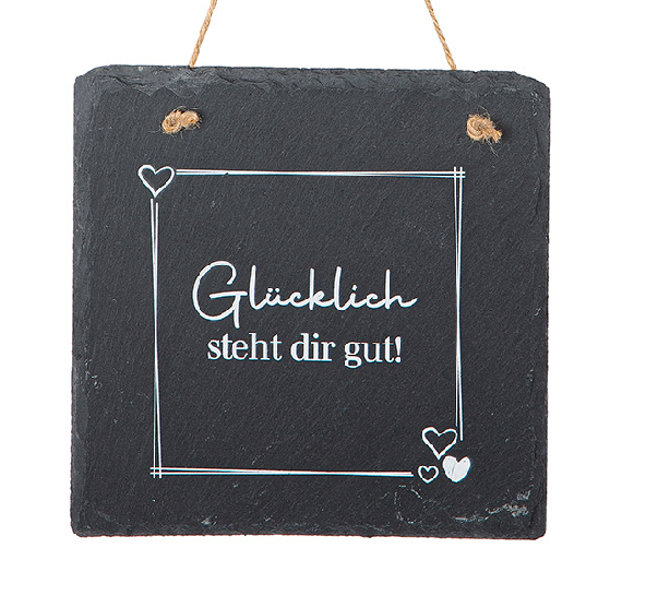 Glücks-Schiefertafeln