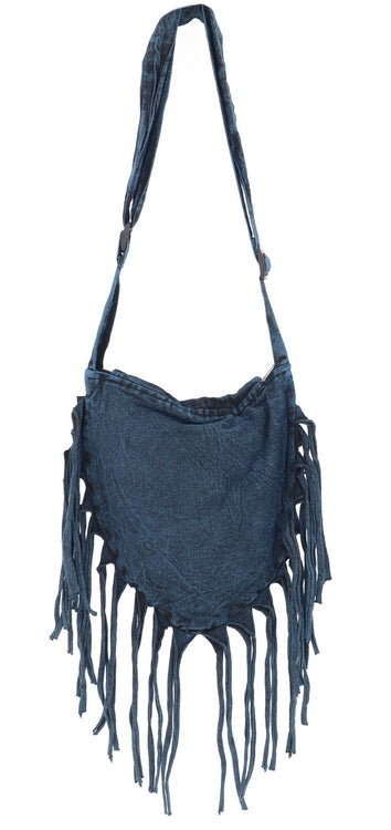 Boho Tasche bestickt mit Fransen