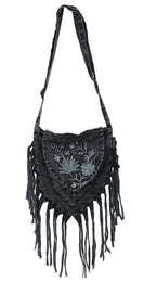 Boho Tasche bestickt mit Fransen