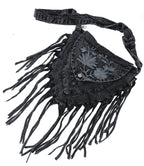 Boho Tasche bestickt mit Fransen