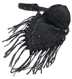 Boho Tasche bestickt mit Fransen