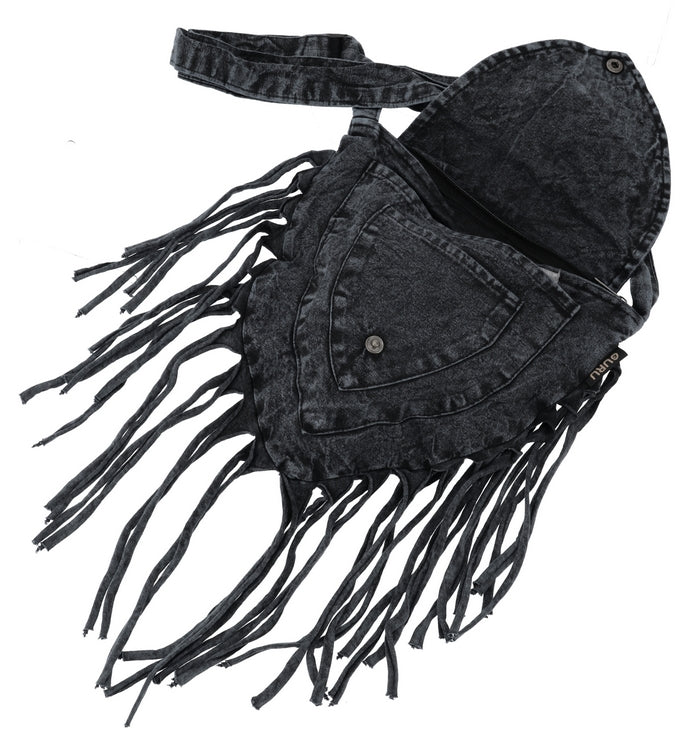 Boho Tasche bestickt mit Fransen
