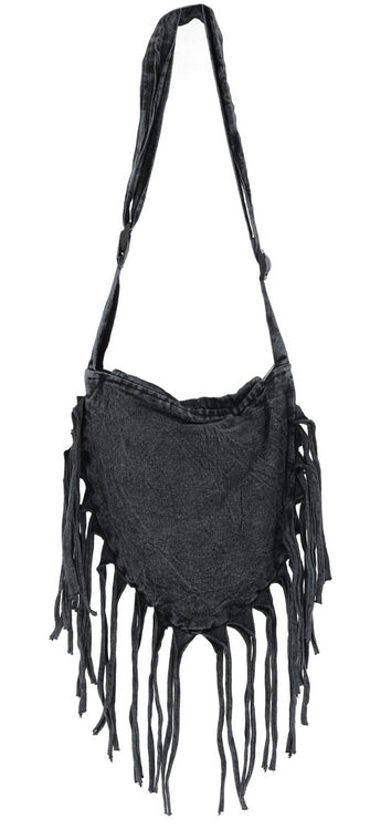 Boho Tasche bestickt mit Fransen