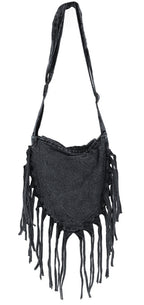 Boho Tasche bestickt mit Fransen