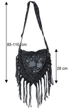 Boho Tasche bestickt mit Fransen