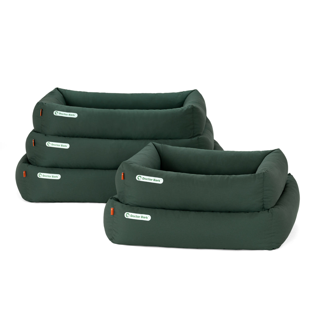 Doctor Bark Orthopädisches Hundebett 3.0 Dunkelgrün S