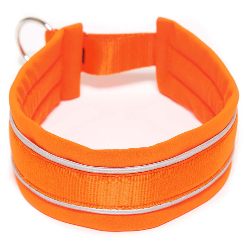 Zugstopphalsband NEON 25/55 mm Neon Orange S3