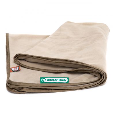 Doctor Bark Kuscheldecke Fleece 95°C Beige L