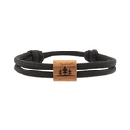 KONA Armband "Bäume" Schwarz M