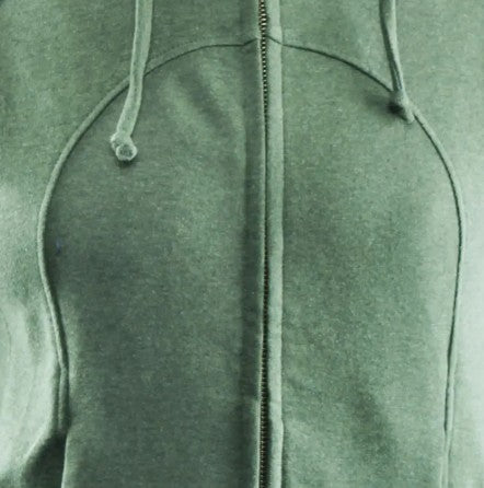 Longjacke French-Terry Bio-Baumwolle S