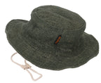 Sommerhut aus Hanf Dunkeloliv