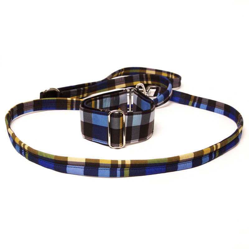 Martingal+Leine Set Colored Checkered L1