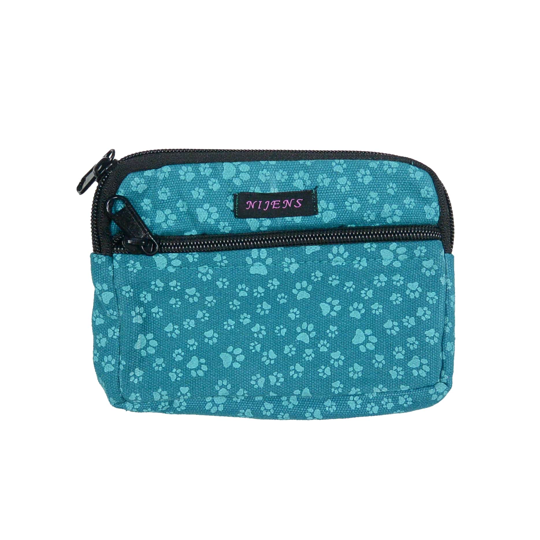 Nijens Tasche Kiel Canvas Pfoten Türkis