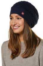 Alpaka BIESEN Beret Blau meliert
