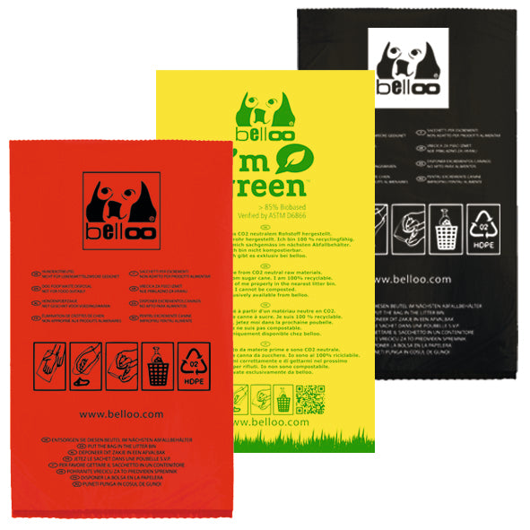 I'm green belloo - Hundekotbeutel Rot