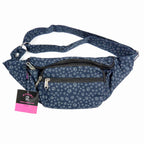 Nijens Bauchtasche Torino Canvas Pfoten Dunkelblau