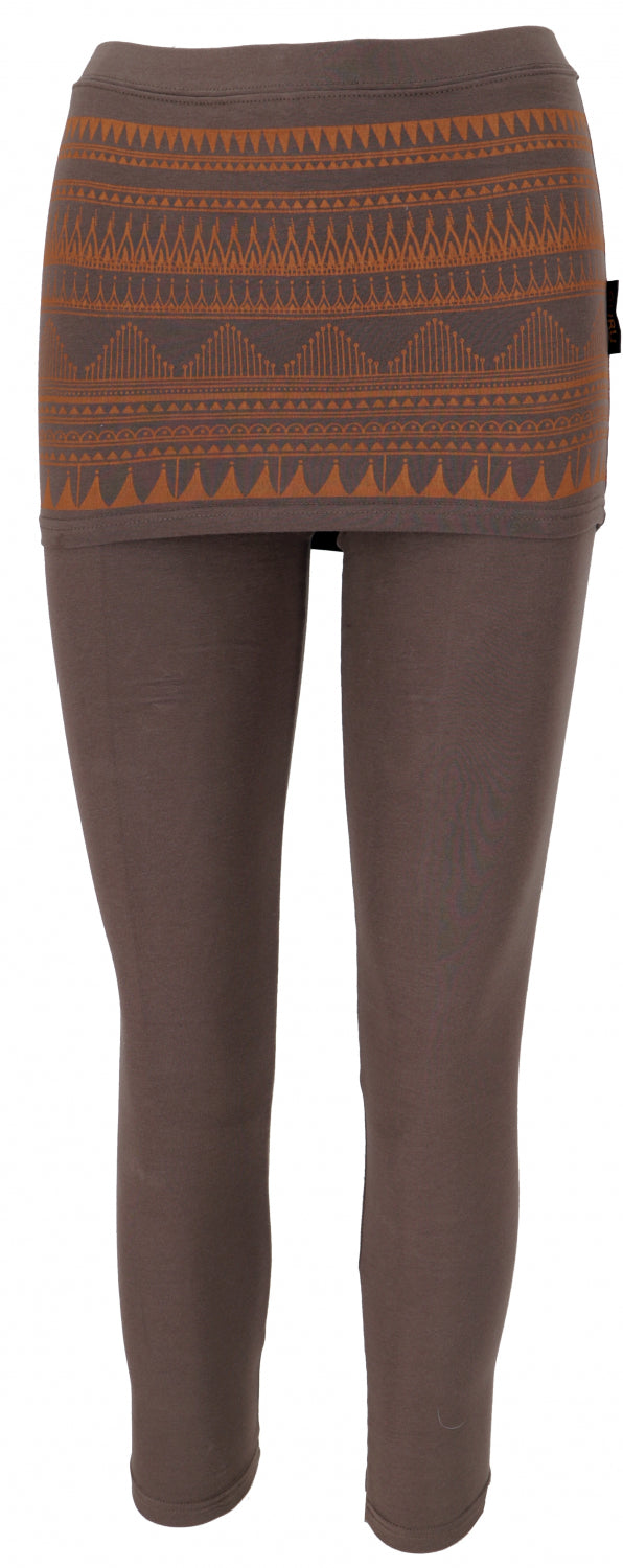 Yoga-Leggins Bio-BW INDIO Hellbraun M