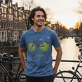 T-Shirt Tree Save Earth Blau L
