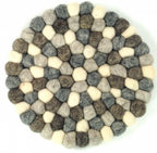 Wollfilzkugel Unterlage 20 cm