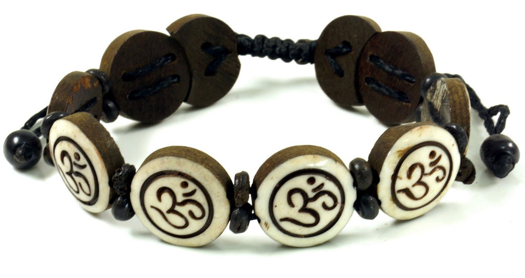 OM Armband Weiß
