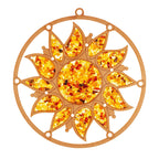 Suncatcher Bernstein 30 cm Sonne