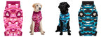 Suitical Recovery Suit® Hund Camouflage Camo Blue 3XS