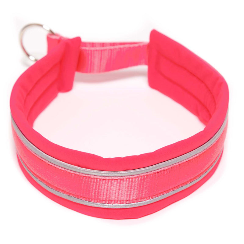 Zugstopphalsband NEON 20/45 mm Neon Rosa M1