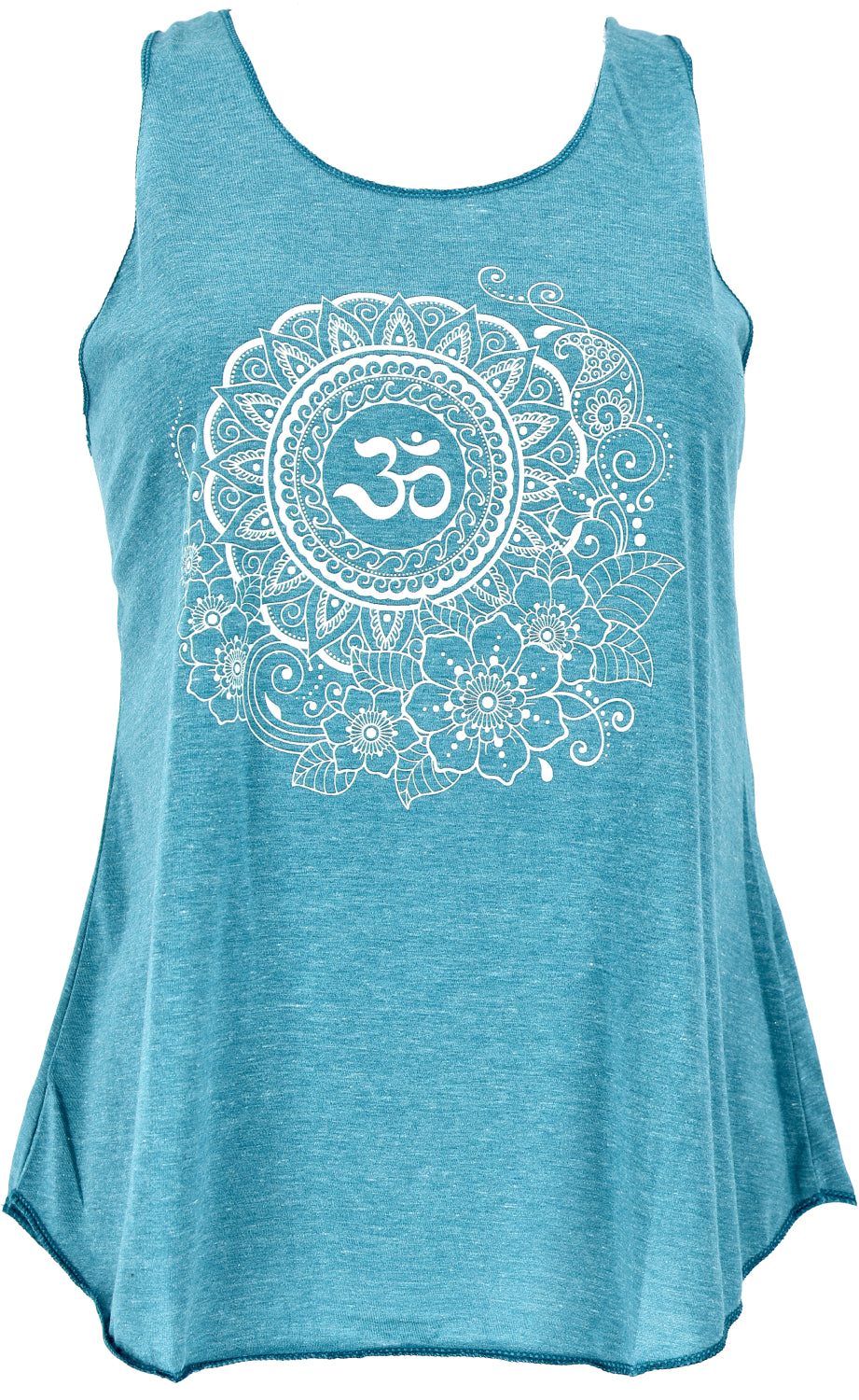 Ethno-Tanktop Om-Mandala Petrol
