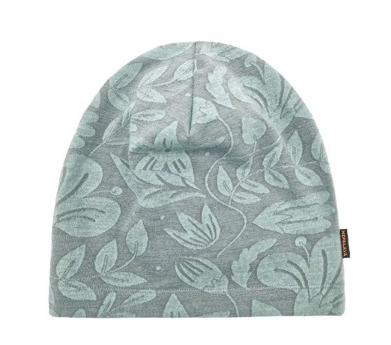 Bio-Baumwoll-Beanie Jacquard Style Leaf Green