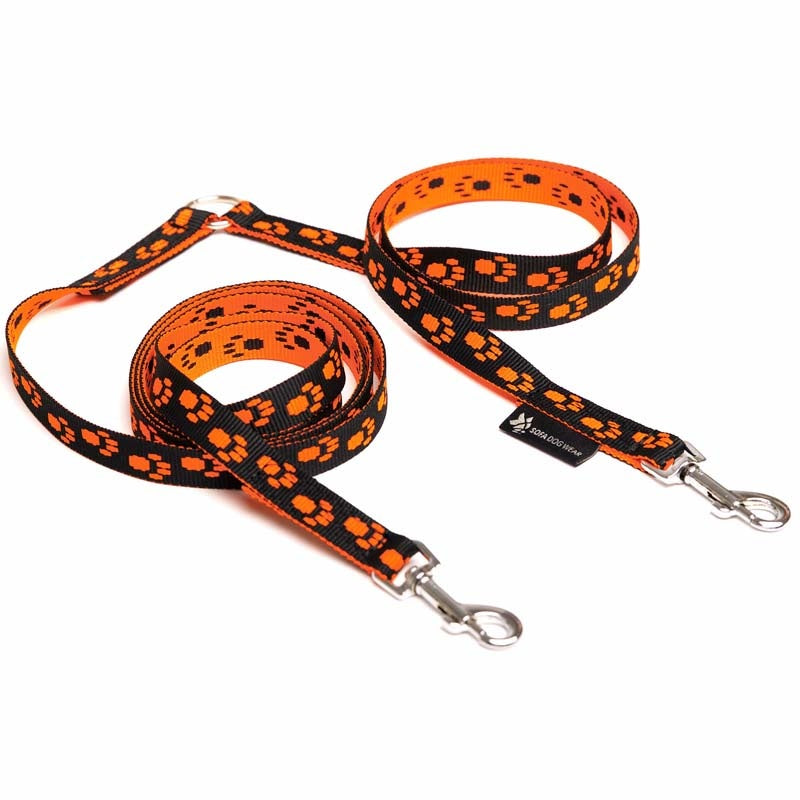 Stoffleine Pawprint Neon Orange