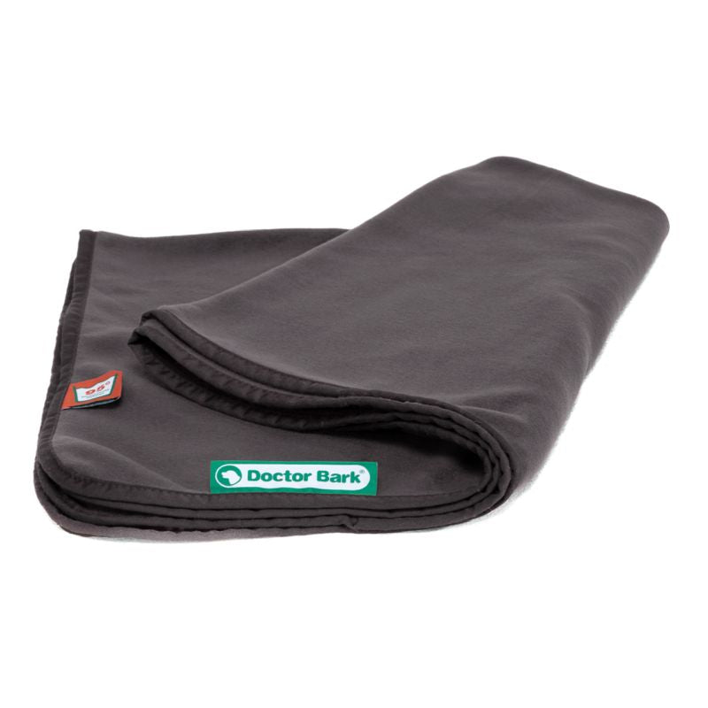 Doctor Bark Kuscheldecke Fleece 95°C Grau L