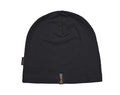 Bio-Baumwoll Fleece-Beanie Schwarz