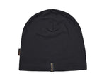 Bio-Baumwoll Fleece-Beanie Schwarz
