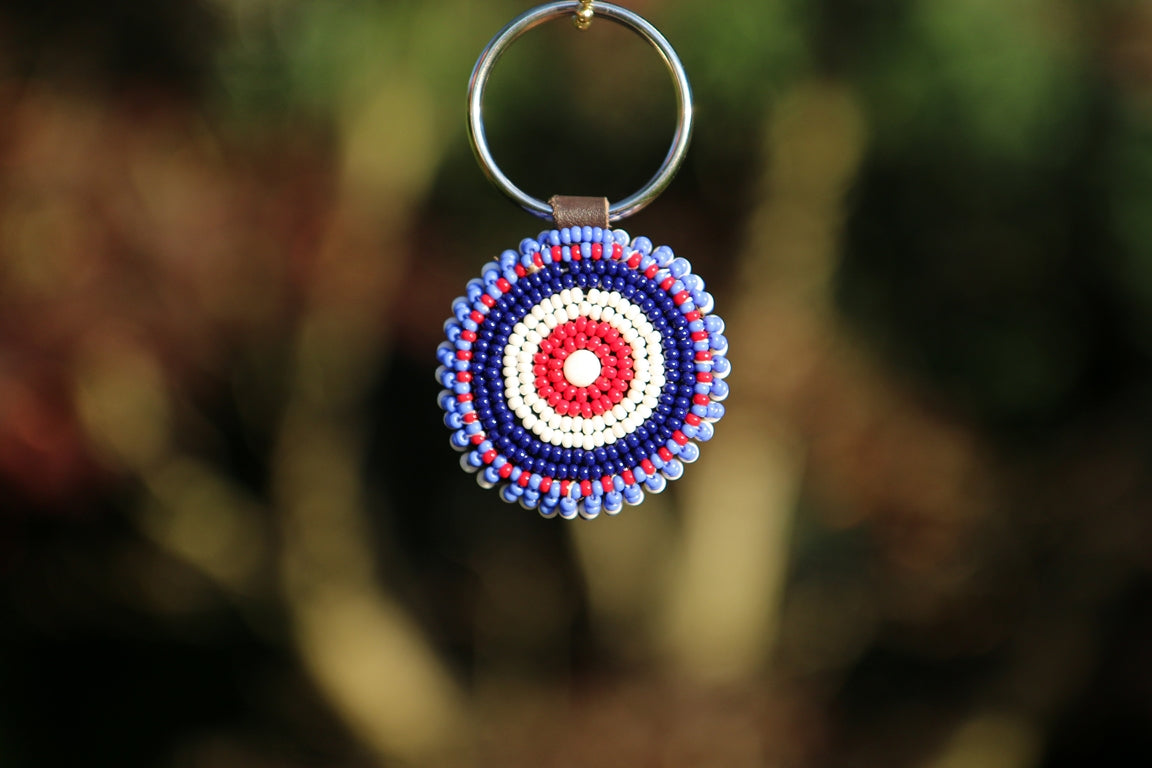 TKC Perlenanhänger Red White Blue