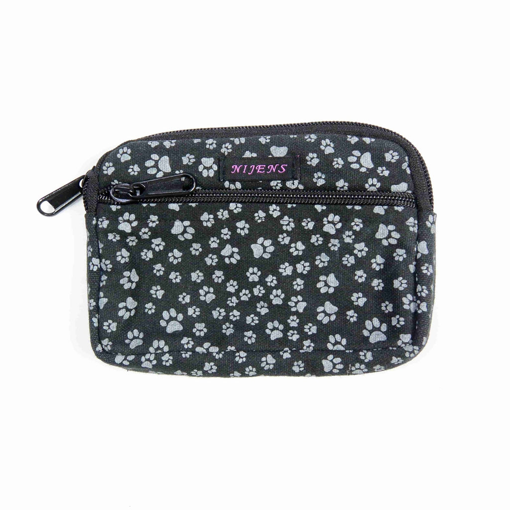 Nijens Tasche Kiel Canvas Pfoten Schwarz