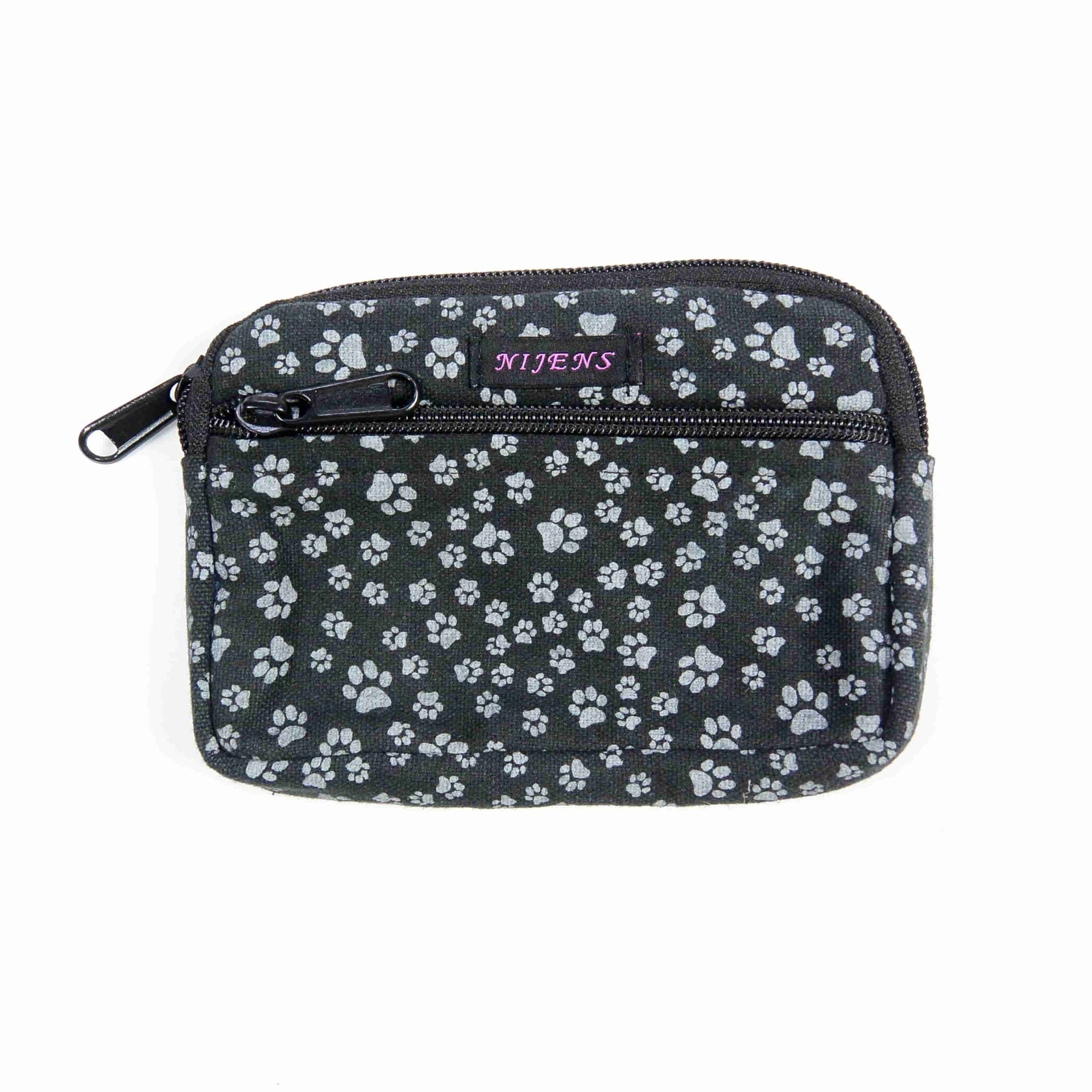 Nijens Tasche Kiel Canvas Pfoten Schwarz