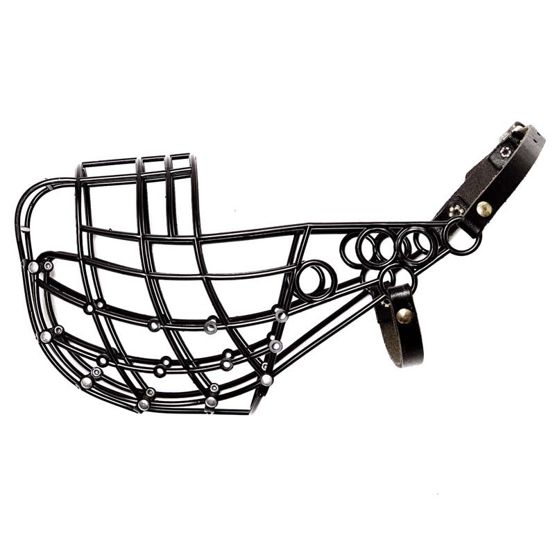 Maulkorb Greyhound light Schwarz 8