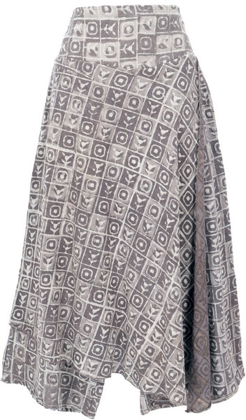 Khadi Hosenrock Grau-Beige M/L
