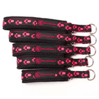 Zugstopphalsband Paw 20 mm Neon Rosa S1