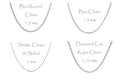 DPJ Silberketten 925er Designs Box Chain 16" (40,64 cm)