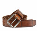 Unisex Gürtel Rindleder 4 cm Cognac 105 cm