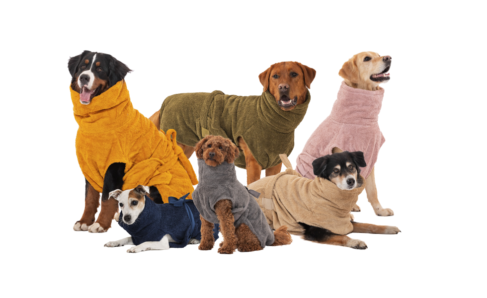 Lill's Hundebademantel Amber XXS
