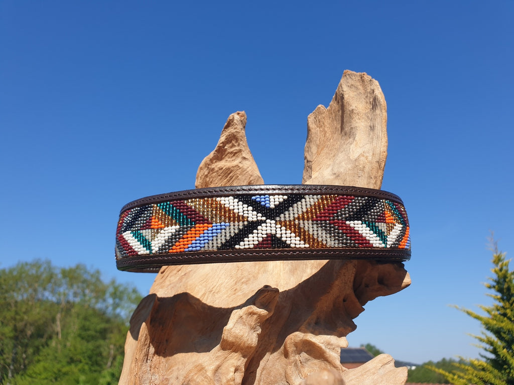 Lederhalsband Ihlathi Earth 40