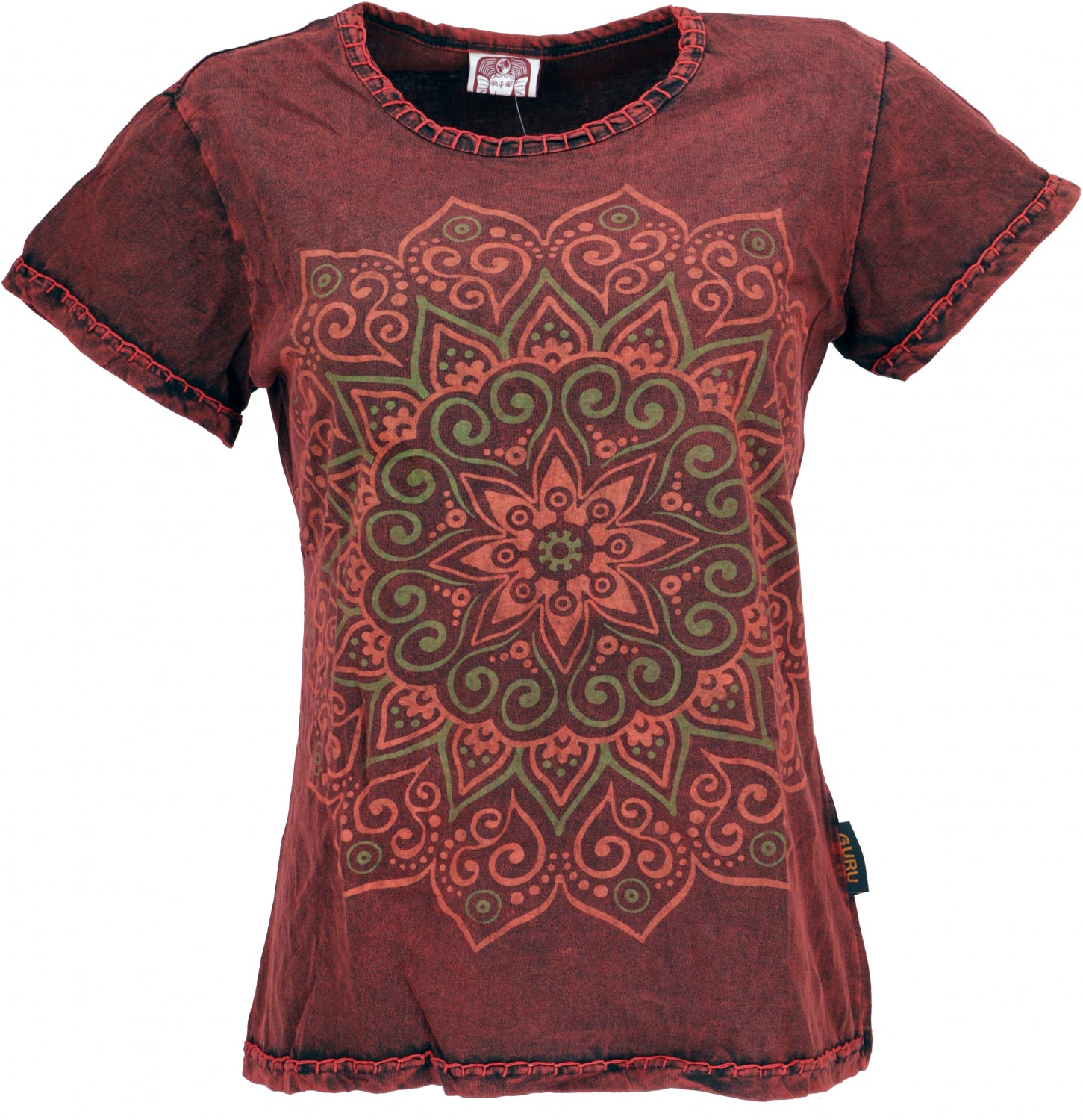 T-Shirt MANDALA Rot XL